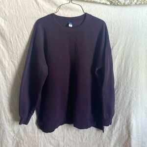 Old Navy long sleeve dark purple shirt size small, only been worn one time.